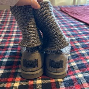 Ugg knitted boots grey